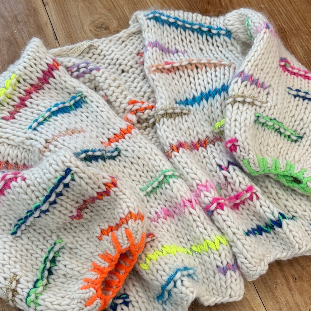 Nizhoni Hand Knit Sweater. 1